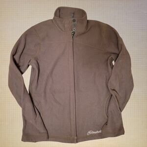 Cloudveil Men's Full-Zip Fleece Jacket Brown Size M Performance Zip-Up